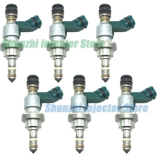 6pcs Fuel Injector Nozzle For Toyota Mark Brown Lexus IS250 GS300 23250-31020 2325031020 23209-31020 2320931020
