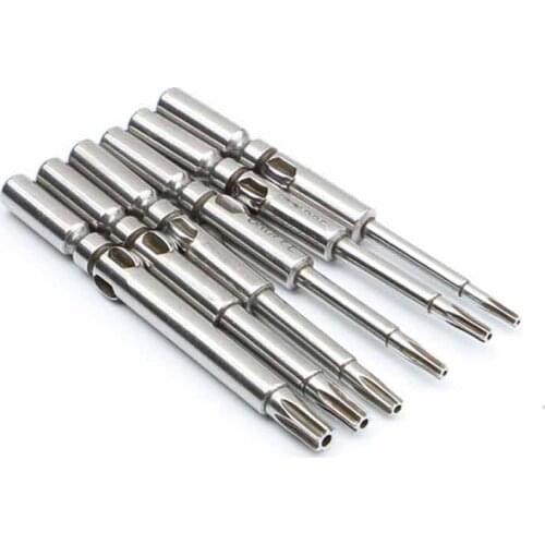 8Pcs Torx Screwdriver 801 5mm Round Shank Electric Driver Bits Power Tools S2 Alloy T5 T6 T7 T8 T9 T10 T15 T20