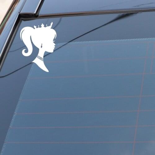 9.6*13.3CM Sexy Girl Royal Elegant Cool Design Zero Defect Vinyl Car Sticker Decal C20-0676
