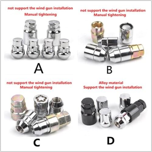 Car anti-theft screws and key,wheel locking nut for Geely Emgrand 7 EC7 EC715 EC718 Emgrand7,EC715-RV EC718-RV