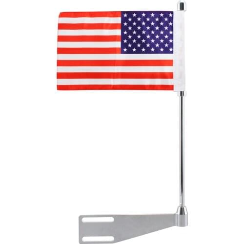 Motorcycle USA Luggage Rack Mast Flag Frame Vertical Mount Pole For Indian Chieftain Dark Horse Limited Classic Roadmaster