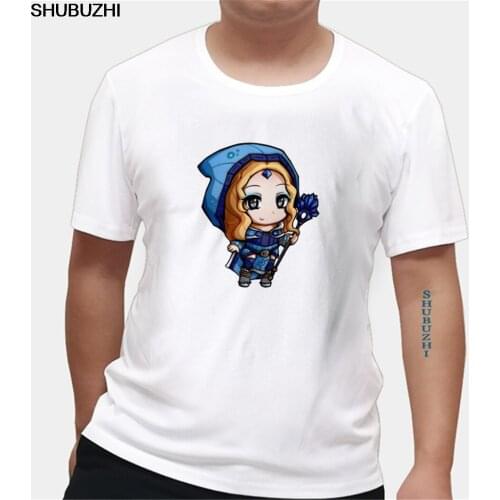 Free Shipping Crystal Maiden Dota 2 Mens T Shirt 2016 New Summer Short Sleeve Cotton Print T Shirt euro size