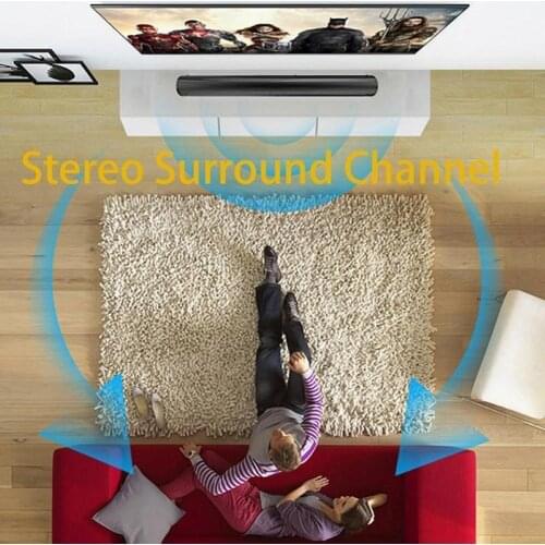 Bluelans BS-10 Bluetooth 5.0 Wireless Soundbar Home Theater Subwoofer Sound Bar Speaker