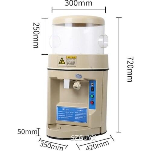 Counter Top Ice Shaving Shaver Machine Stainless Steel Blade Commercial Use for Coffee Bar Milktea Store 220V