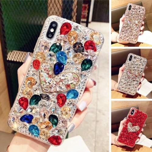 Sunjolly for Samsung Galaxy S20 Plus Case S7 S8 S9 S10 S20 S21 Plus Ultra S10E S105G S10 Lite Phone Case Diamond Cover coque