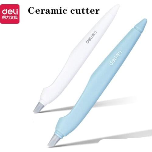 Deli 2103 ceramic penknife art knife mini portable small paper cutter pen carving knife paper cutter art knife