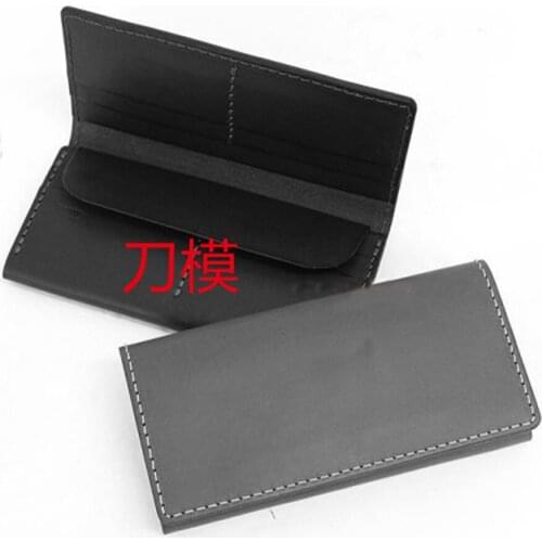 Designer leather craft template long wallet inner pocket die cutting knife diy punch mould tool set