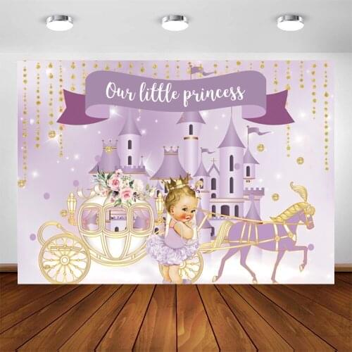 Yeele Fairytale Princess Carriage Castle Backdrop Girl Baby Birthday Party Photography Background For Photo Studio Photophone