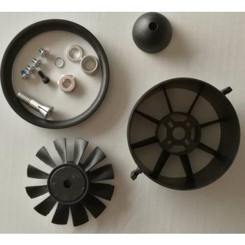 Freewing 70mm plastic EDF with 12 blades ducted fan suit for rc airplane Hobby
