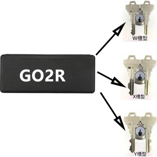 Lishi Tool GO2R Car Lishi 2 In1 Locksmith Tool