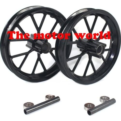 Free Shipping High Performance 222mm Front and Rear Tire Aluminium Alloy Wheel Rim Fit for 49cc Mini Moto Pocket Dirt Bike
