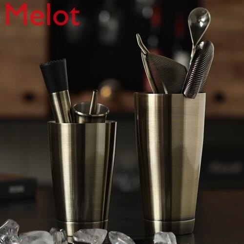 Bar Creative Modern Stainless Steel Champagne KTV Ice Bucket Home Use and Commercial Use Living Room Wine Cabinet Decoration