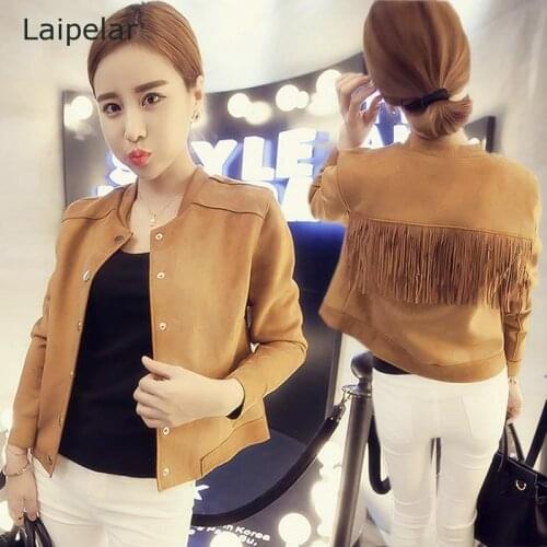Laipelar Women's Suede Jackets