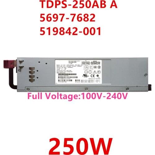 New PSU For HP P6500 EVA4400 P6000 P6350 250W Power Supply TDPS-250AB A 5697-7682 519842-001
