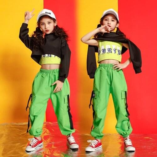 Boys' hip-hop clothes, sweatshirts, shorts, girls' casual sports pants, jazz dance clothes, living room dance clothes