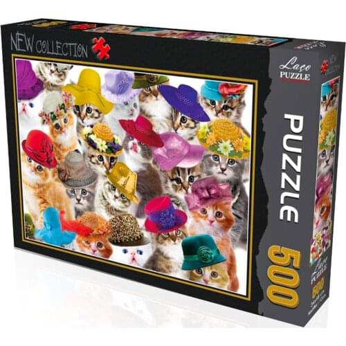 Cats 500 Piece Jigsaw Puzzle