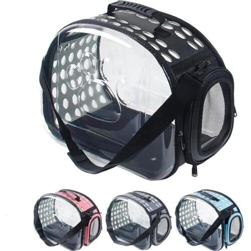 Puppy Dog Cat Carrier Bags Breathable Pet Carriers Small Dog Cat Backpack Travel Two-sided Entry Cage Pet Transport Bag Carrying