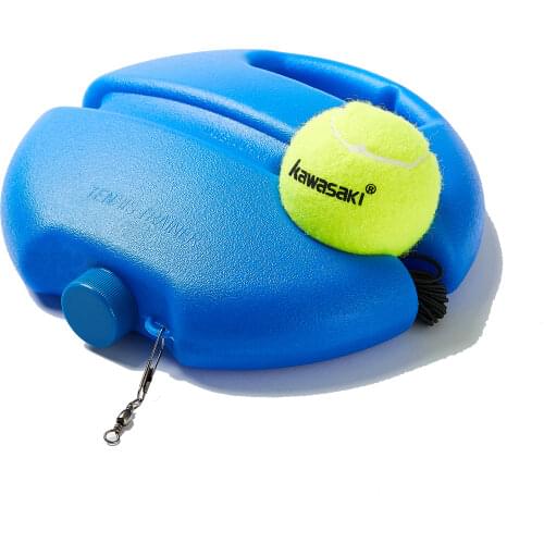 Kawasaki Tennis Training Device with Ball Single Self-study Exercise Rebound Ball Baseboard Sparring Device