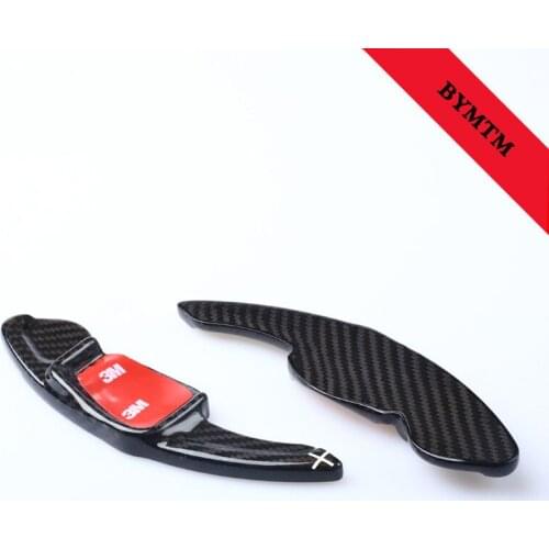Lengthen Style Carbon fiber Steering wheel shift paddle Fit For Golf6