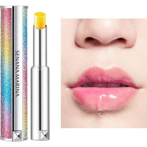 Moisturizing Lip Gloss Long-lasting Nourishing Lip Balm Starry Sky Discoloration Lipstick Brighten Lip Color Changing Lip Glaze
