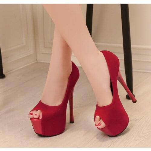 Замшевые туфли-лодочки Voesnees China At AliExpress