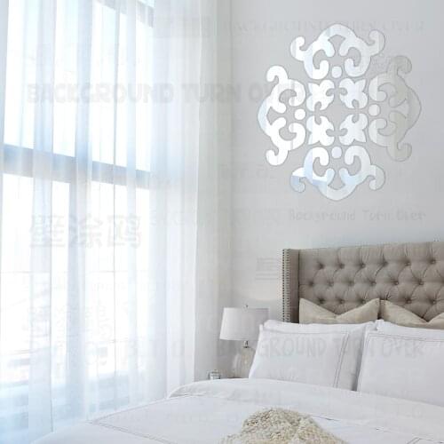 Mirror Wall Stickers Room Decoration Sticker Bedroom Decor Bathroom Aesthetic House Kitchen Classroom Living Totem R174