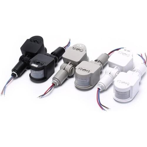 1PCS Outdoor Motion Sensor 220V 12V Wall Light Lamp LED PIR Infrared Motion 180 Degree Rotating Switch Sensor Detector