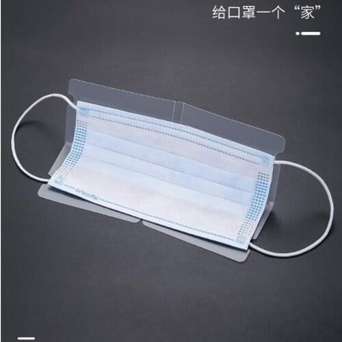1 Piece Foldable Maskeeper Organizer Container Mask Storage Clip Portable Mask Case Folder Clips For Business Trip Travel
