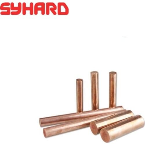1pcs T2 Copper rod pure copper rod Copper solid round bar (diameter 5mm/6mm/8mm/10mm/12mm/15mm/20mm/25mm/30mm length 500mm)