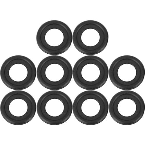 10Pcs Black Rubber Oil Drain Plug Gaskets Washer Replacement for GM 12616850 3536966 097-119
