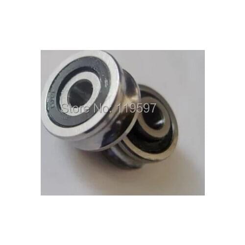 10pcs SG15 U Groove Sealed ball bearings 5x17x8 mm Track guide roller bearing