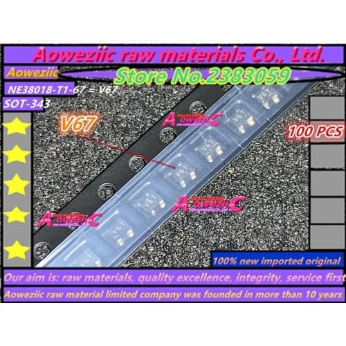 100% new imported original NE38018-T1-67 V67 NE38018-T1-68 V68 SOT-343 PMP4501G R6t PMP5501G R4t SOT-353 RN1106 XF SO-T523