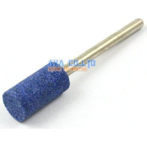 20 Pieces 8x15mm Mounted Point Blue Aluminum Oxide Abrasive Grinding Stone Bit 3mm Shank