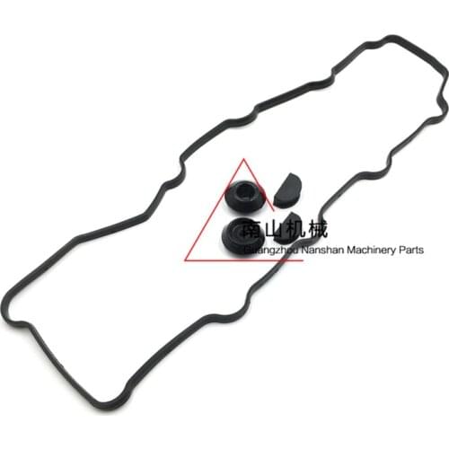 Free shipping for Mitsubishi 4M40 valve cover rubber strip engine screw rubber pad E306 E307 E308B C and D type excavator parts