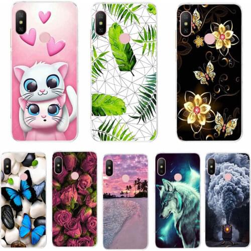 For Xiaomi Redmi Note 6 Pro Phone Case Silicone For Xiaomi Redmi Note 6 Bumper Printed For Redmi Note 6 Pro Funda