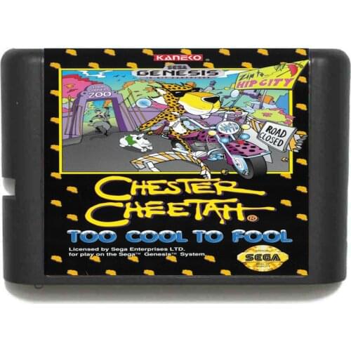 Chester Cheetan 16 bit MD Game Card For Sega Mega Drive For Genesis