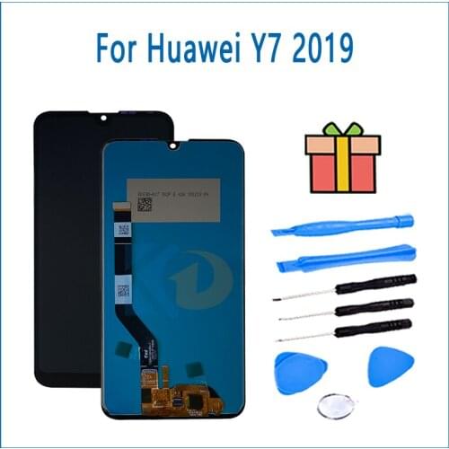 For Huawei Y7 2019 LCD Display Y7 Prime 2019 LCD With Touch Screen Digitizer Assembly Replacement For Huawei