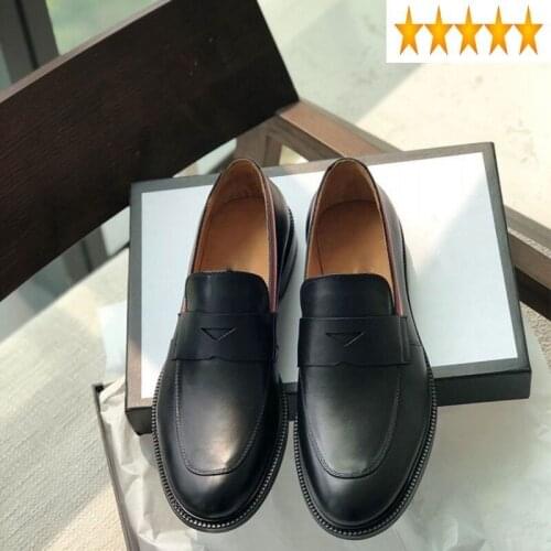 Men England Style Business Loafers 100% Genuine Leather Luxury Slip On Party Dress Shoes Height Increasing Mocassin Homme