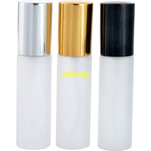 100pcs/lot 10ML Spray Bottle Empty Matte Glass Atomizer Perfume Bottles Mini Liquid Essential Oil Cosmetic Container