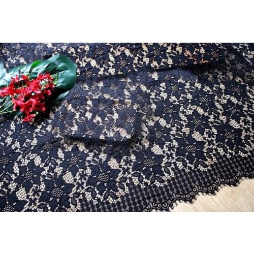 GLace 3M/Lot 100% Polyester thick hollow flower mesh eyelash lace fabric DIY accessories TX680