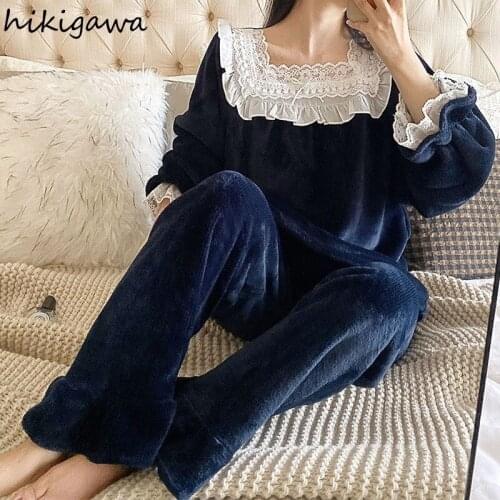 Женские фланелевые пижамы HIKIGAWA China At AliExpress