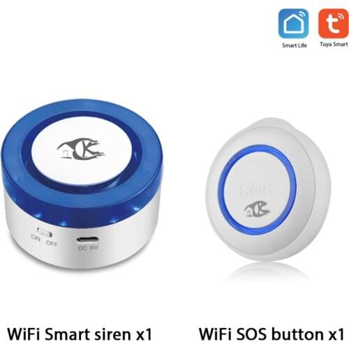 TUYA SOS Button Smart Wireless Sensor Alarm Elderly Alarm Waterproof Emergency Help Alert Switcher One Button APP Remote Push