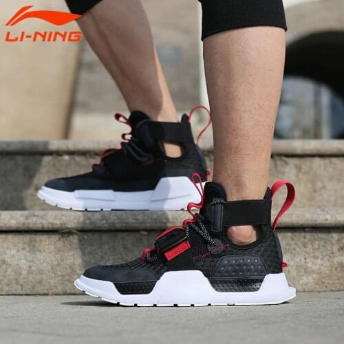 Li-Ning Men REBURN WS Basketball Culture Shoes High-Cut Breathable Wearable LiNing li ning Sport Shoes Sneakers AGBP023