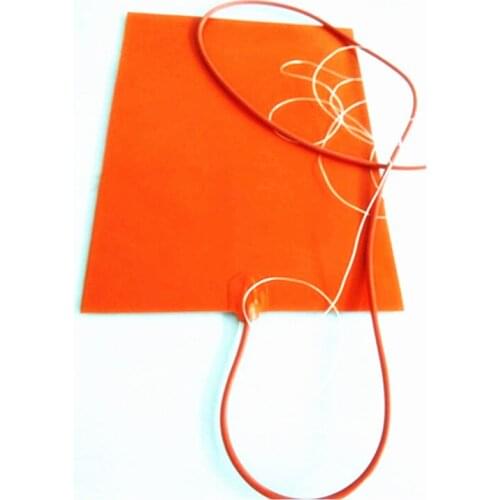 420*594*1.5mm Heat Bed for 3d printe silicone rubber heater 220v 1600w adhesive 1 side 100k thermistor 1000mm lead wire