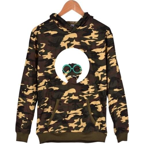 New Arrived Prince Camouflage Men Hoodies Plus Size And Rip Harajuku Sweatshirt With Cap Mens Clothes Prince Print Clothes 4XL