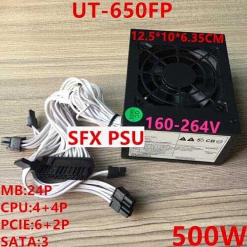 New Original PSU For Game Engine MICRO ITX SFX 500W Power Supply UT-650FP