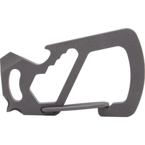 Outdoor Climbing Buckle Quick Hanging Clasp Titanium Alloy Bottle Opener Multi-function EDC Tools Hanging Safety Clasp For Backp