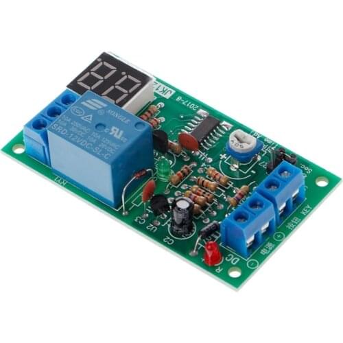 Countdown MCU Relay DC 12V Delay Relay Turn off Switch Module with Led Timer led digital dynamic display
