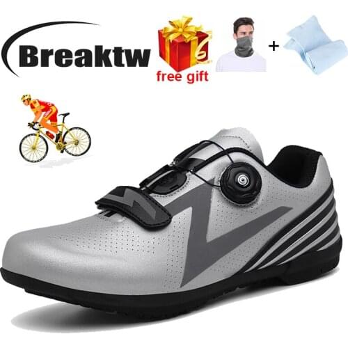 Road Bike Shoes SPD Self-locking Bike Shoes WomensOutdoor Mountain Bike Shoes Hiking Professional Competition Cycling Shoes Men