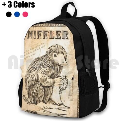 Niffler Outdoor Hiking Backpack Riding Climbing Sports Bag Cottage Core Dark Acadamia Fae Bohemian Art Fairy Art Astronomy